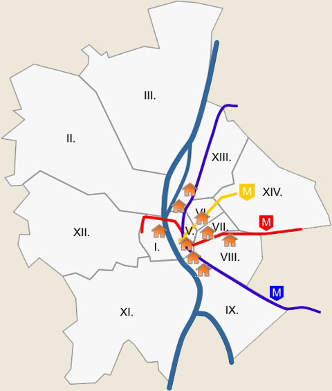 Budapest map